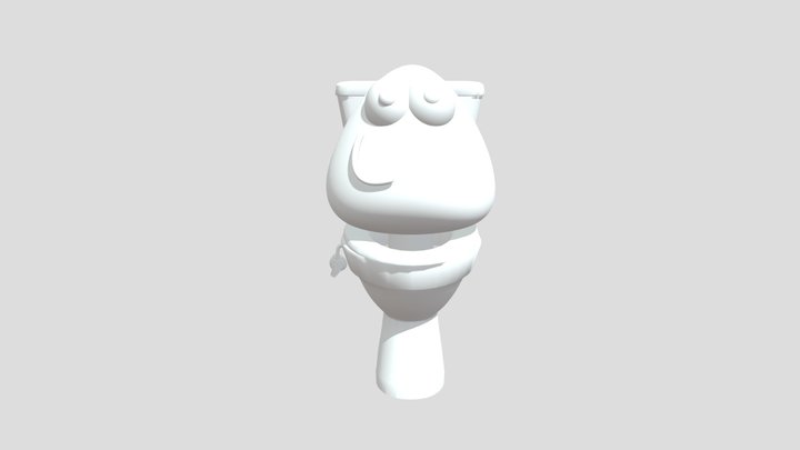 Skibidi Pou 3D Model