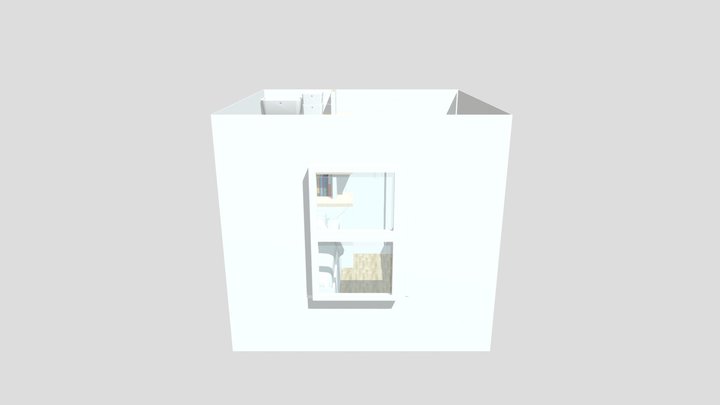 Shelf In Room 3D Model