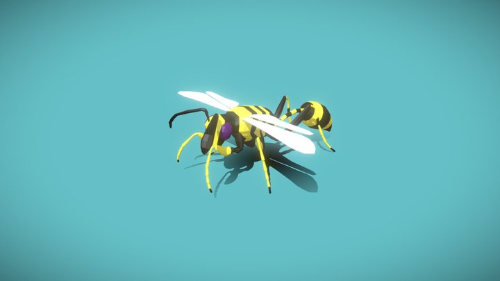 Wasp Boss from Arachinator 3D Model