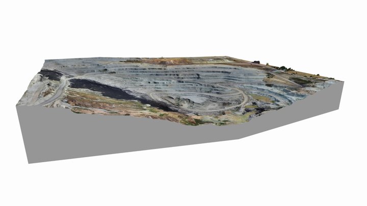 AKSA ENERGY OPEN COAL MINE A PANEL 3D Model