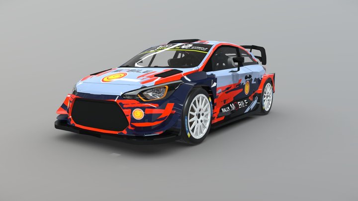Rally Car Pro 4 3D Model