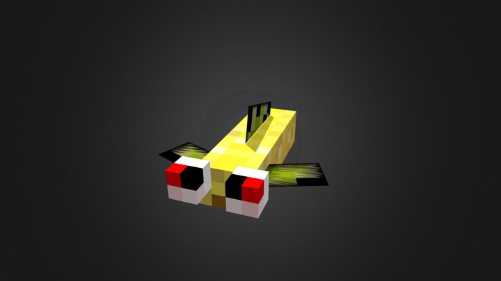 Fish for Minecraft 3D Model