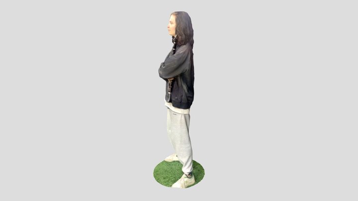 Clarinet player 3D Model