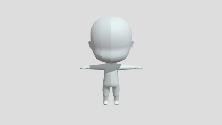 Low Poly Character 3D Model