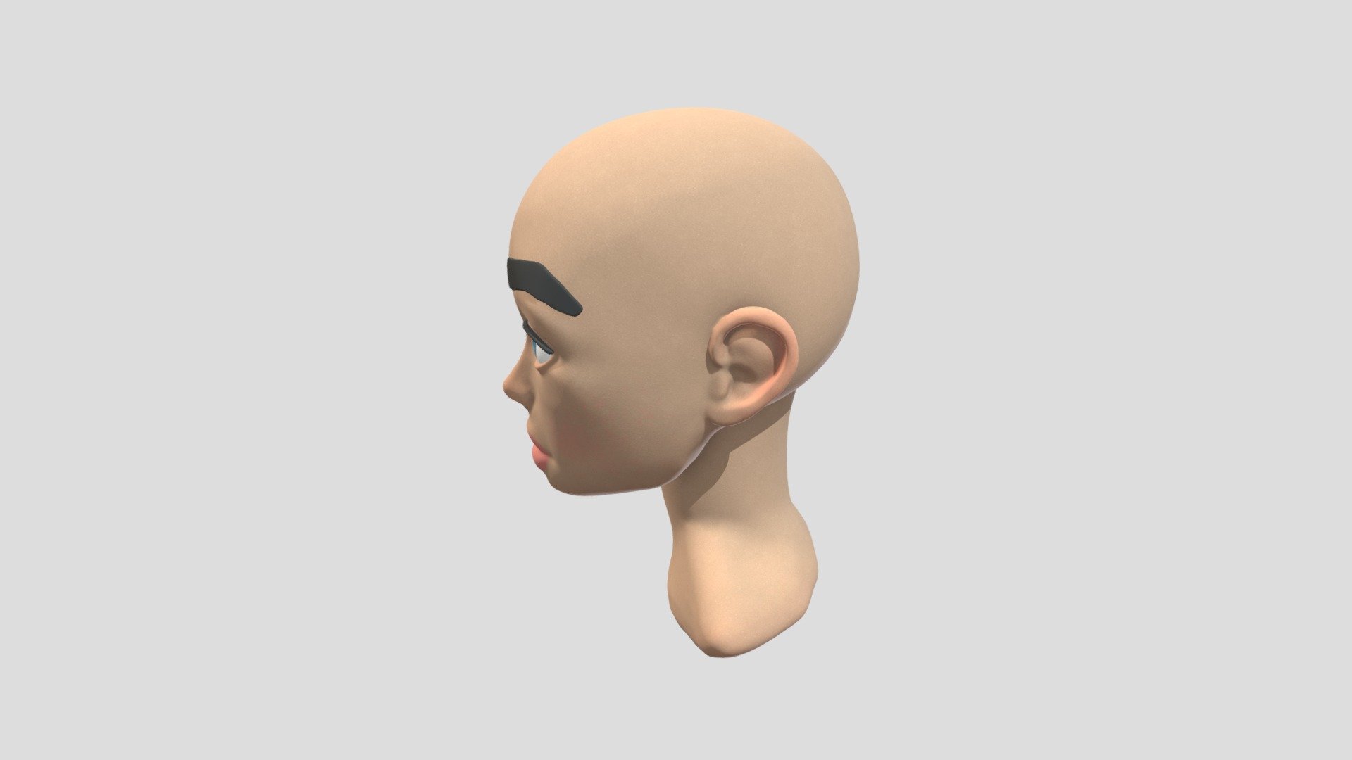 A2 Stylized female bust