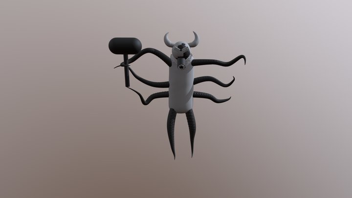 Zack Wilson creature project 3D Model