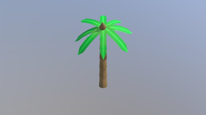 Palm Tree Four 3D Model