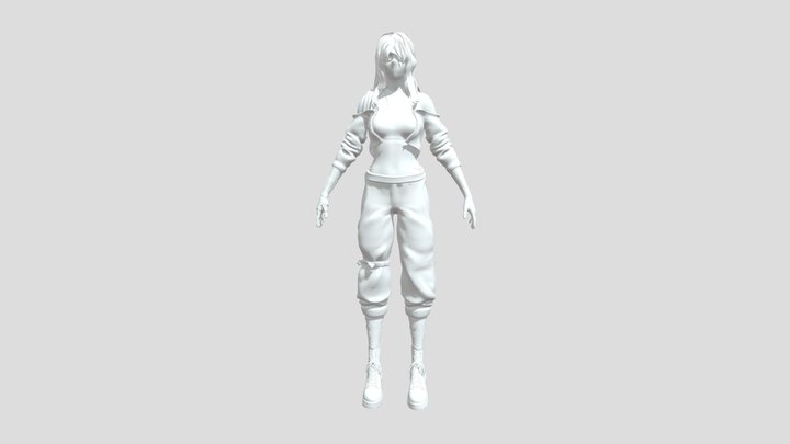 Cyberpunk Character 3D Model