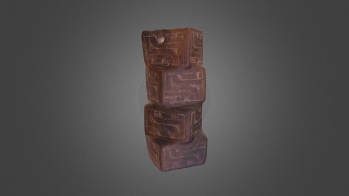 Caddo Compound "Stacked" Vessel 3D Model