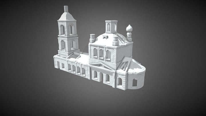 old church sculpt 3D Model