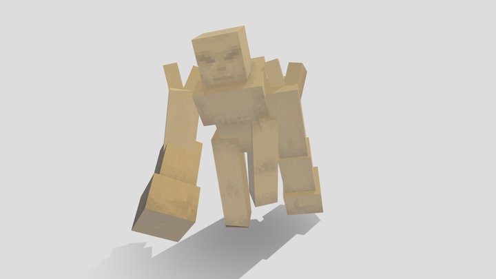Sand Golem 3D Model