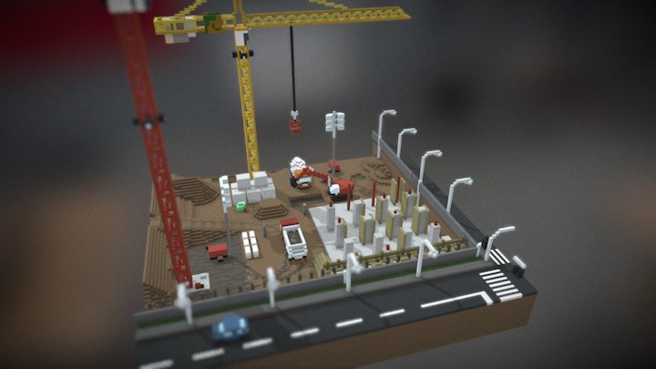 Construction Site 3D Model