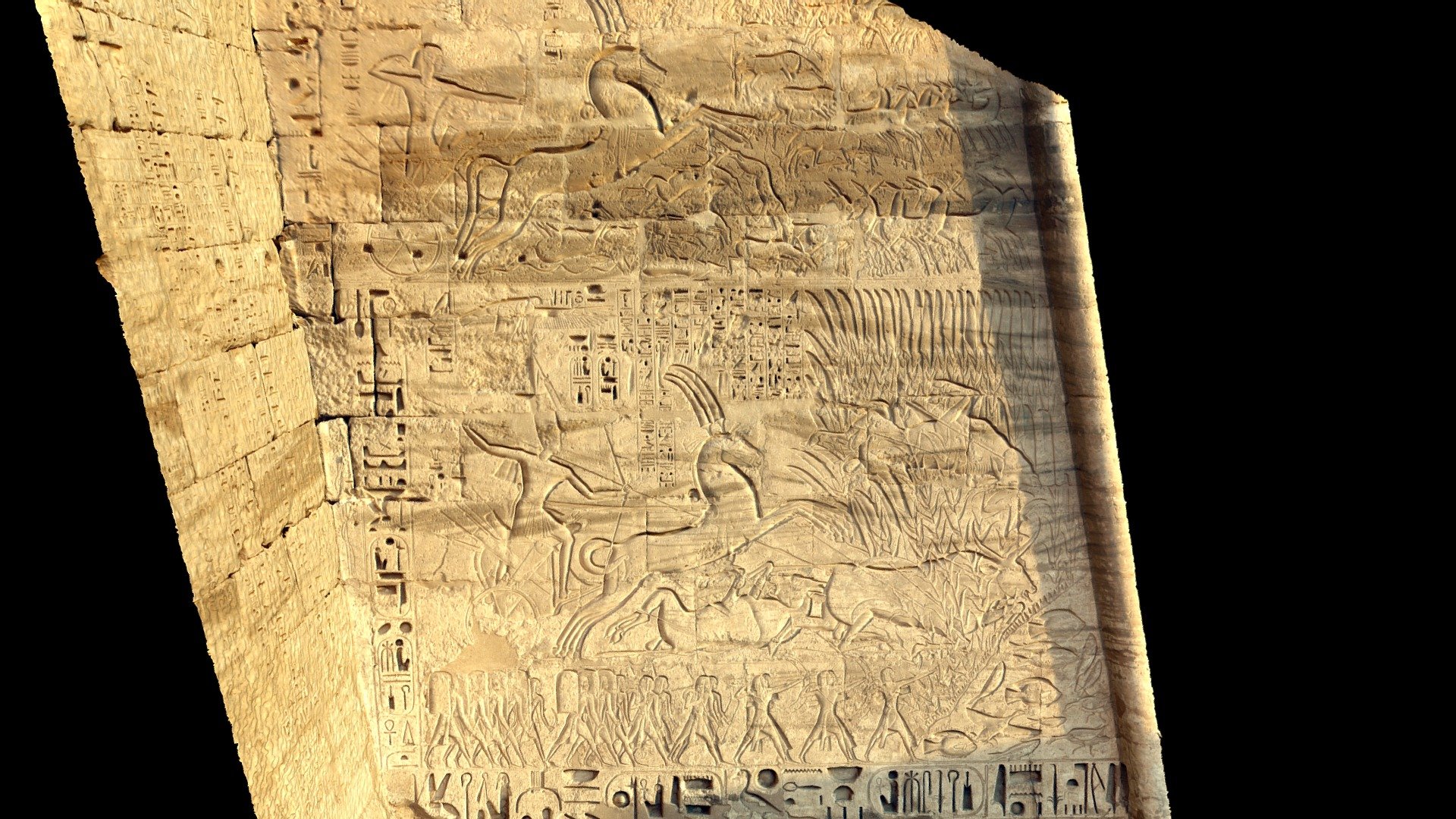 Scene of Ramses III Wild Desert Game