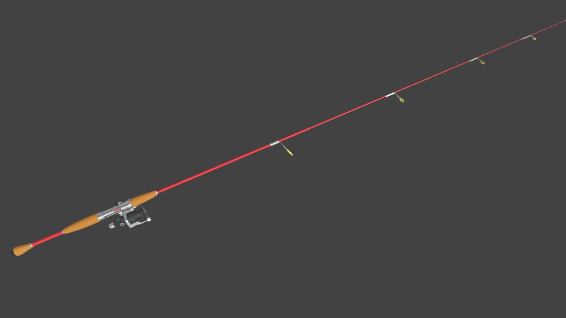 Fishing rod Download Free 3D model by 3DDomino [c26db0c] Sketchfab