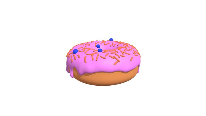 Dough Nut FBX 3D Model