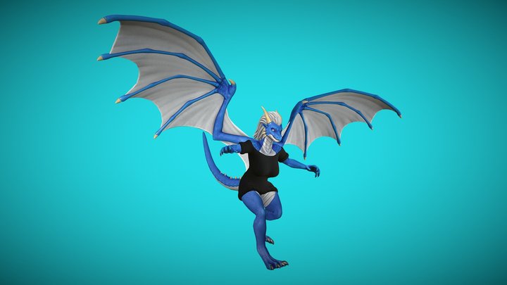 Dragoness Lillie 3D Model