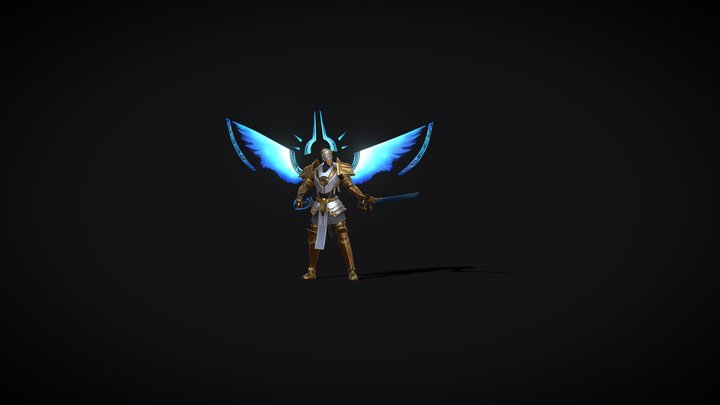 ULTRAKILL - Gabriel, Judge of Hell 3D Model
