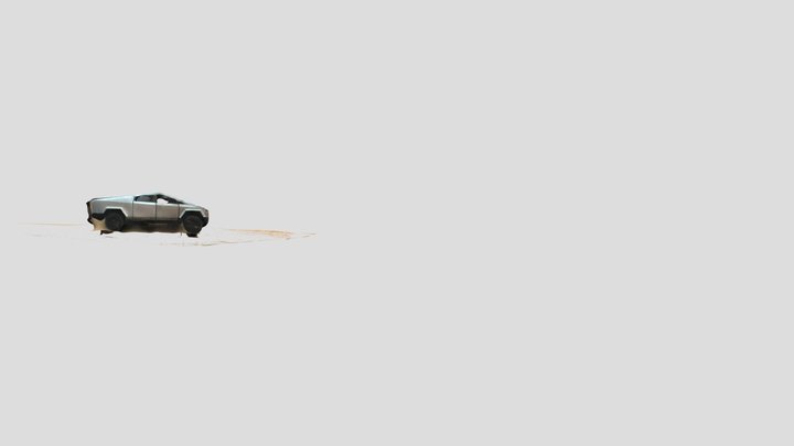 Tesla CyberTruck Toy Car GSPlat (1) 3D Model