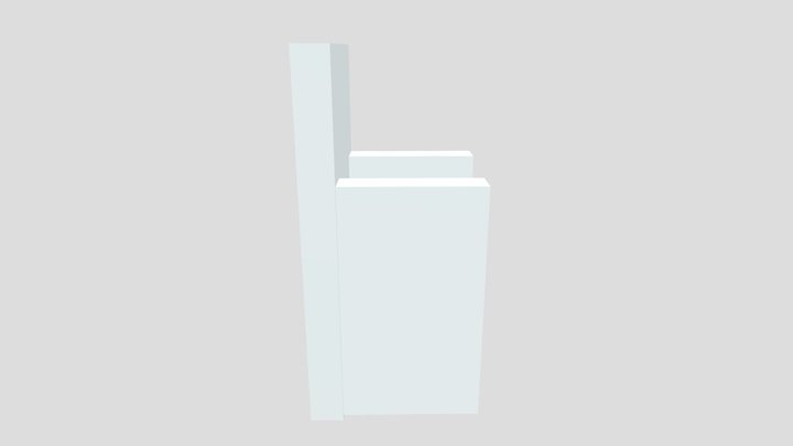 supermarket shelf 3D Model
