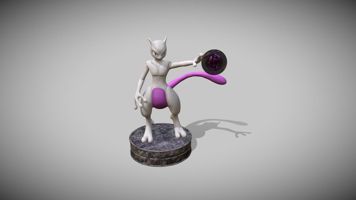 MewTwo 3D Model