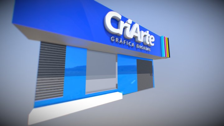 Fachada CriArte 3D Model