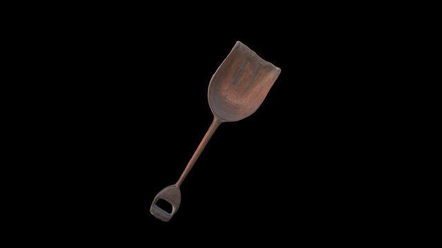 Grain Shovel 3D Model