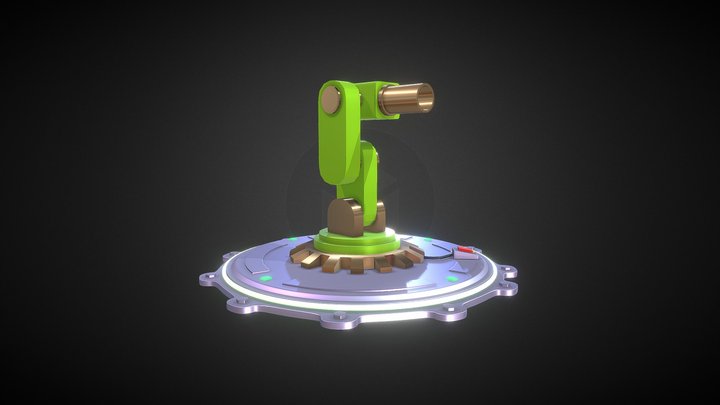 Canon_laser_07 3D Model