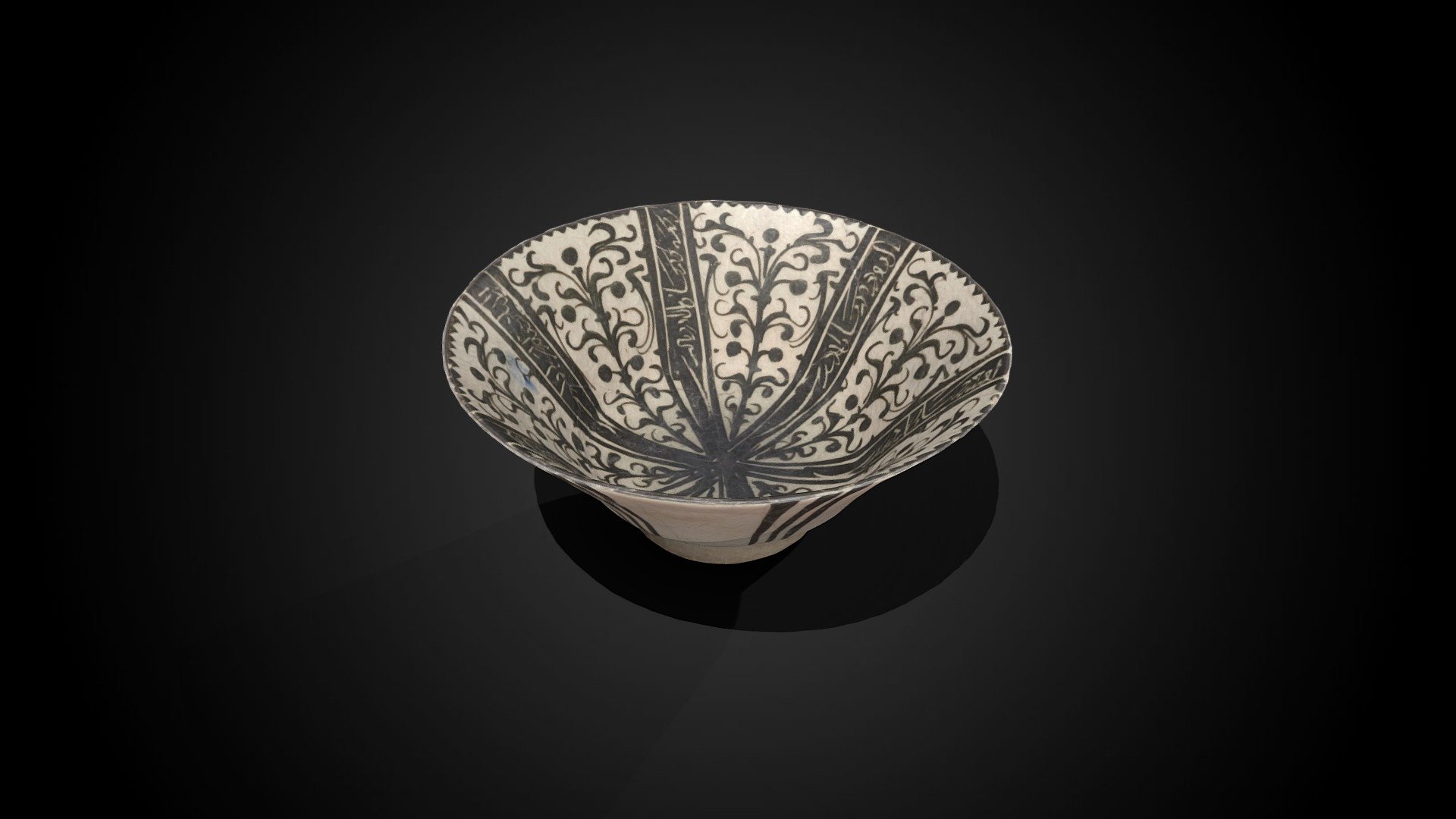 Bowl with “Willow-tendril” motif, c.1200-1220 CE