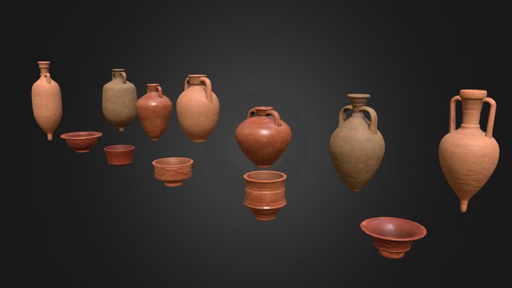 Ceramica Romana altoimperiales 3D Model