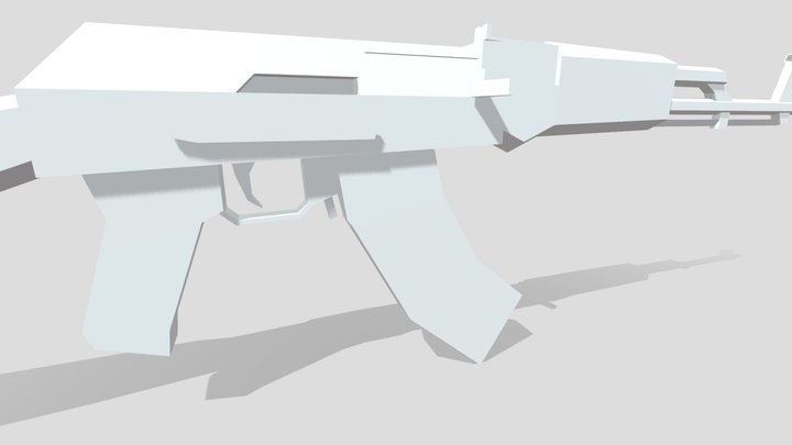 Low poly AK WIP 3D Model