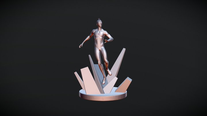 Ultraman Flight 3D Model