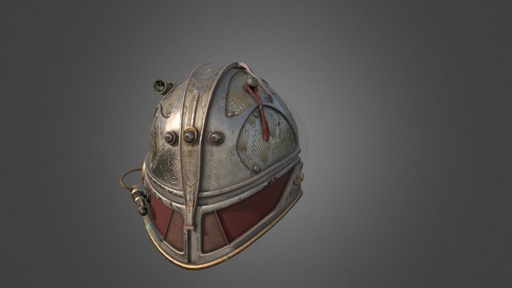 Deco-Art Helmet 3D Model
