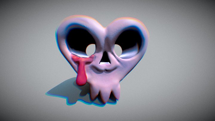 LoveSkull 3D Model