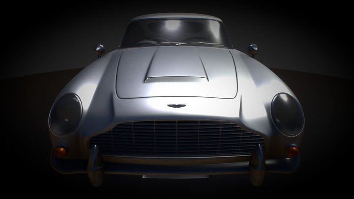 Aston Martin DB5 / James Bond 007 3D Model