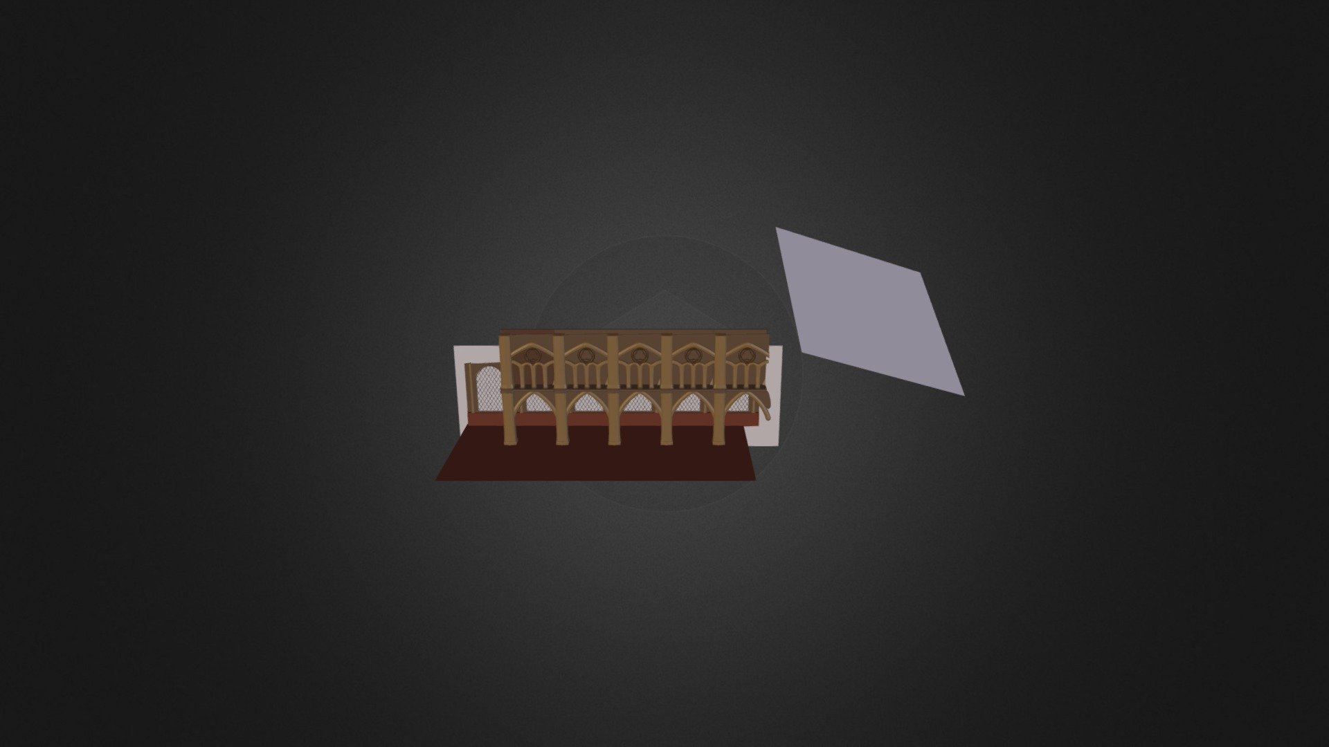 Isometric Gothic Scene - 3D model by bastart [c2751d2] - Sketchfab