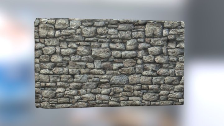 Stone-wall-048-1294 – Kostenloses 3D-Modell STL