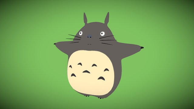Totoro 3D Model