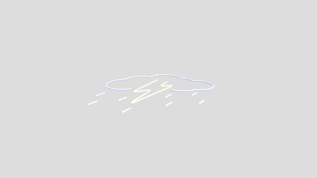 Cloud Lightning Neon Sign Led