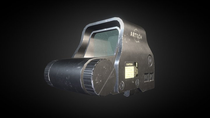 Holo Sight Scope 3D Model