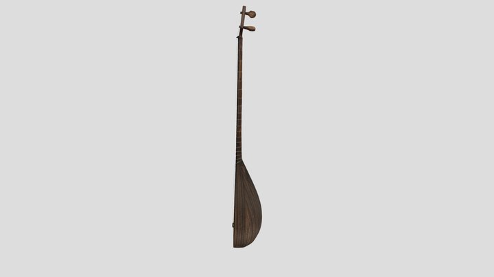 Kazakh_dombra 3D Model