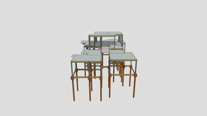 P931 - Estrutura 3D Model
