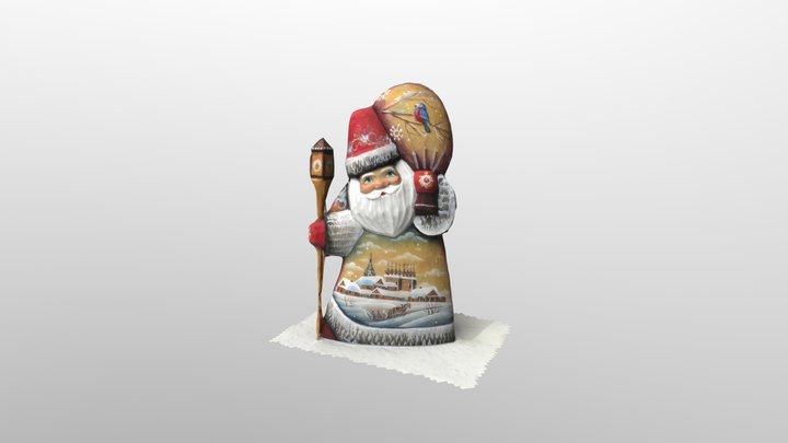 Santa Claus Doll 3D Model