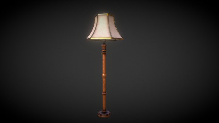 Antique Lamp 3D Model