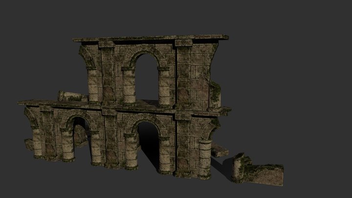 Ancient Ruins (Modular) 3D Model