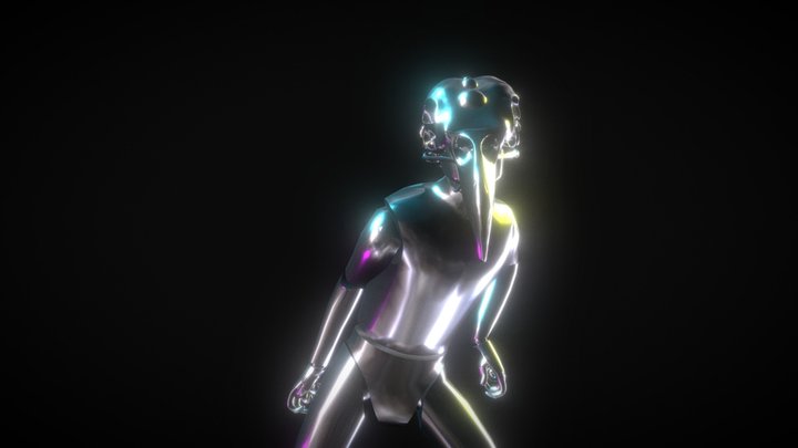 Funky Corvid 3D Model