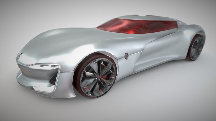 Concept Car Renault Trezor 3D Model