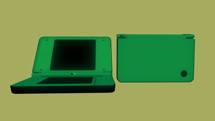 NINTENDO DS LL 3D Model
