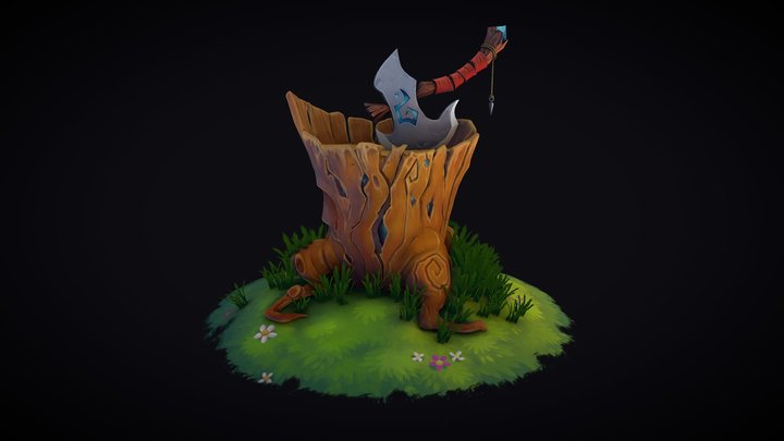 Magic Axe 3D Model