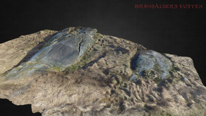 Rock art gamleby Low res 3D Model