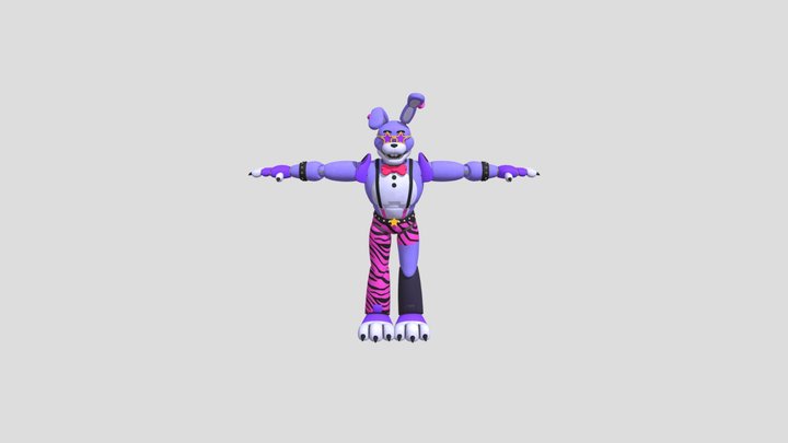 Glamrock Bonnie 3D Model